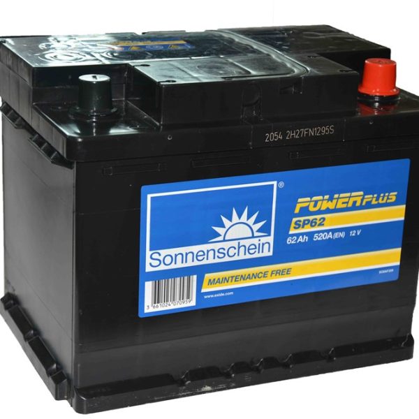AKUMULATOR 62AH 520A D+ SONNENSCHEIN SP62