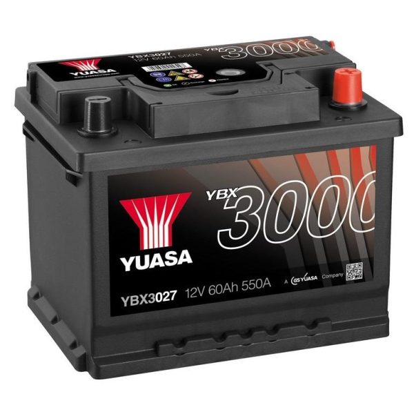 AKUMULATOR 62AH YUASA D+ YBX3027