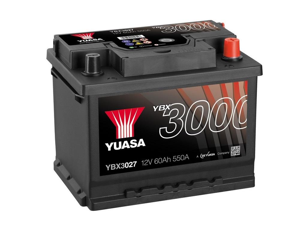 AKUMULATOR 62AH YUASA D+ YBX3027