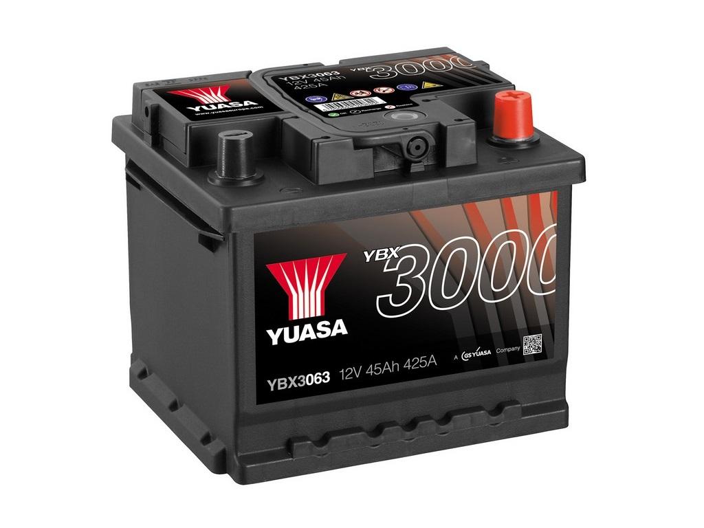 AKUMULATOR 45AH 425A YUASA D+ YBX3063