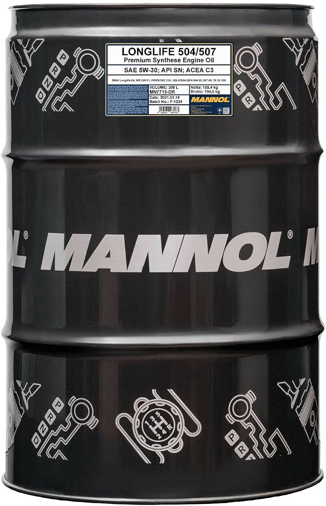 MOTORNO ULJE MANNOL 5W-30 LL 504/507 208/1 - AKCIJSKA CIJENA !!!